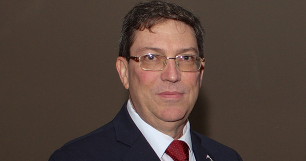 Bruno Rodríguez,ministro cubano de Relaciones Exteriores