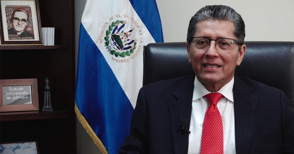 Jaime Miranda, viceministro de Relaciones Exteriores de El Salvador