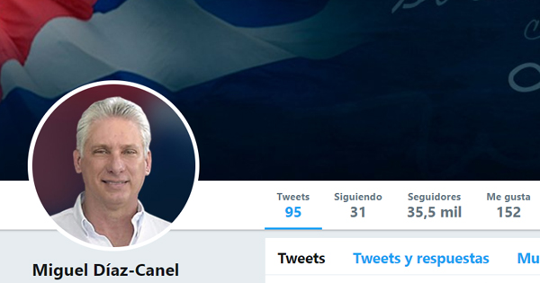 Cuenta de Twitter de Miguel Díaz-Canel