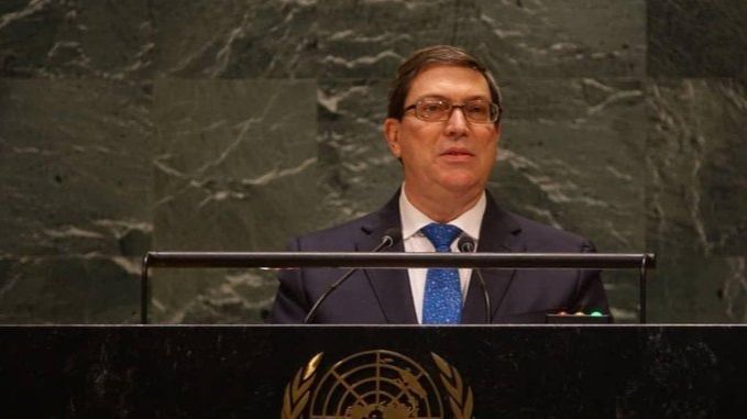 El ministro de Relaciones Exteriores de Cuba, Bruno Rodríguez