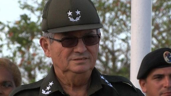 El vicealmirante Julio César Gandarilla Bermejo, ministro del Interior de Cuba