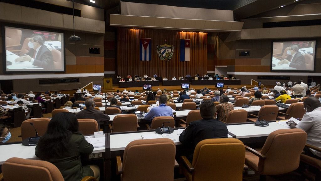 Reunión de la Asamblea Nacional de Cuba