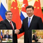 Reunión diplomática entre representantes de Cuba, Rusia y China.